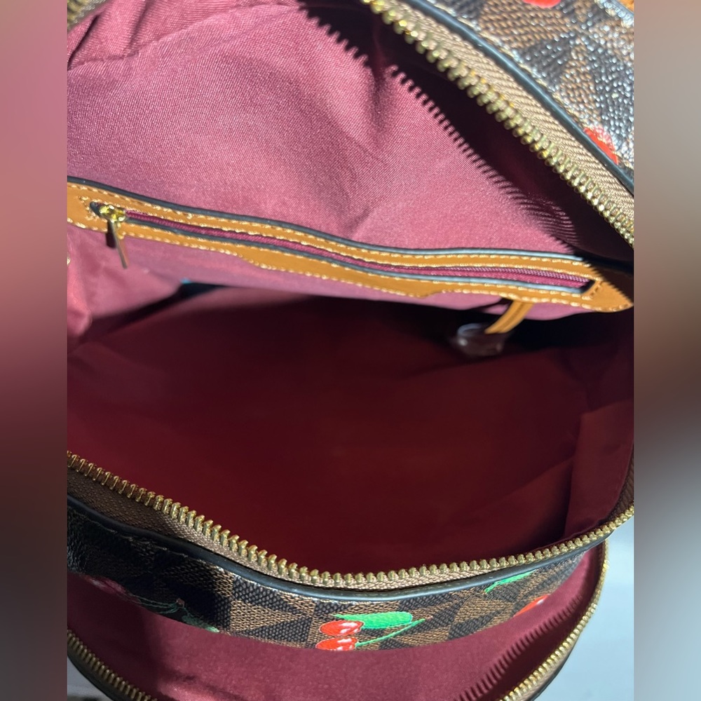 Nwt Brown Cherry Backpack Plus - image 4